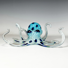 Load image into Gallery viewer, Blue Glass Tako Octopus
