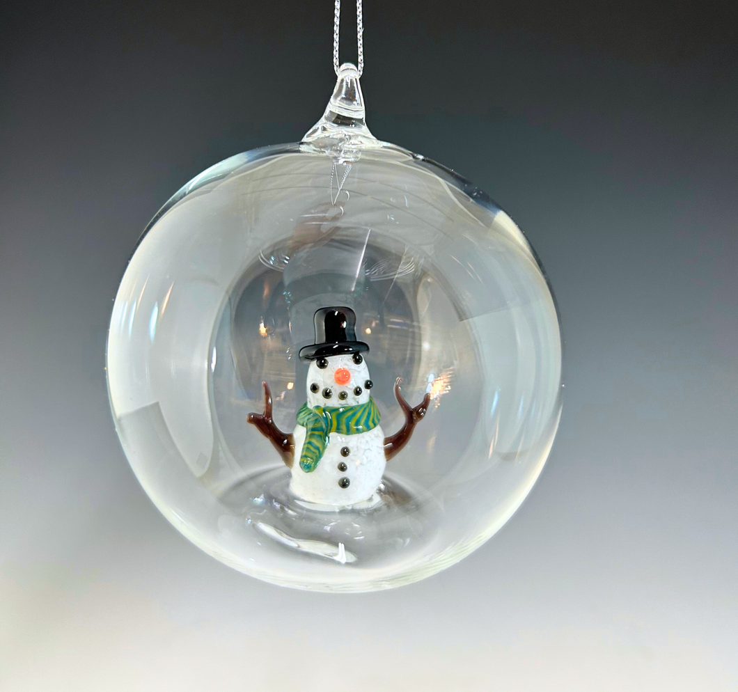 Snowman Bubble Ornament