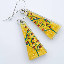 Load image into Gallery viewer, Vine Triangle Earrings
