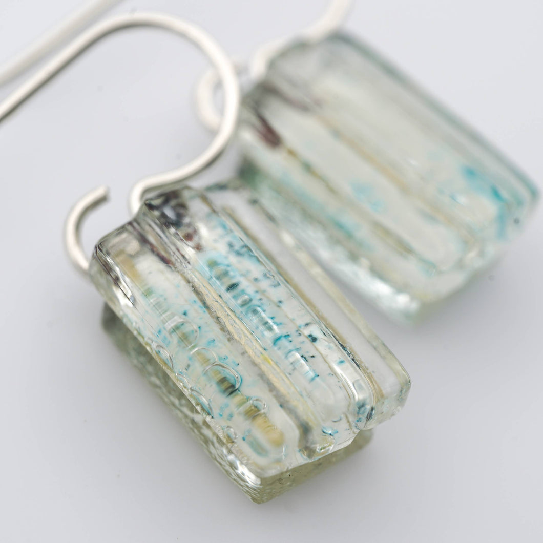 Tactile Ice Drop Earrings