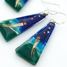 Load image into Gallery viewer, Afloat Triangle Earrings
