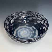 Load image into Gallery viewer, Black and White Vortex Bowl

