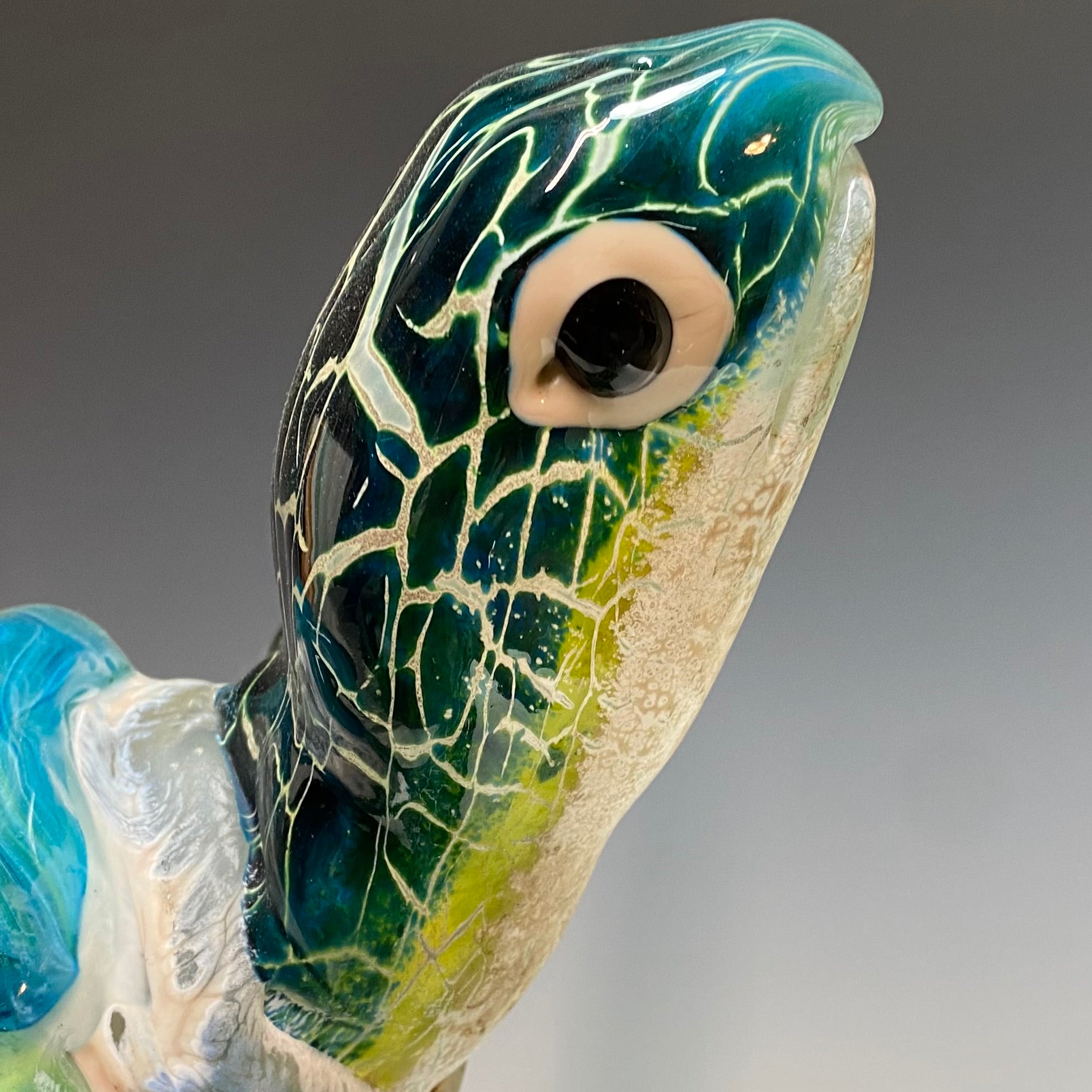 Blown authentic Glass Sea Turtle