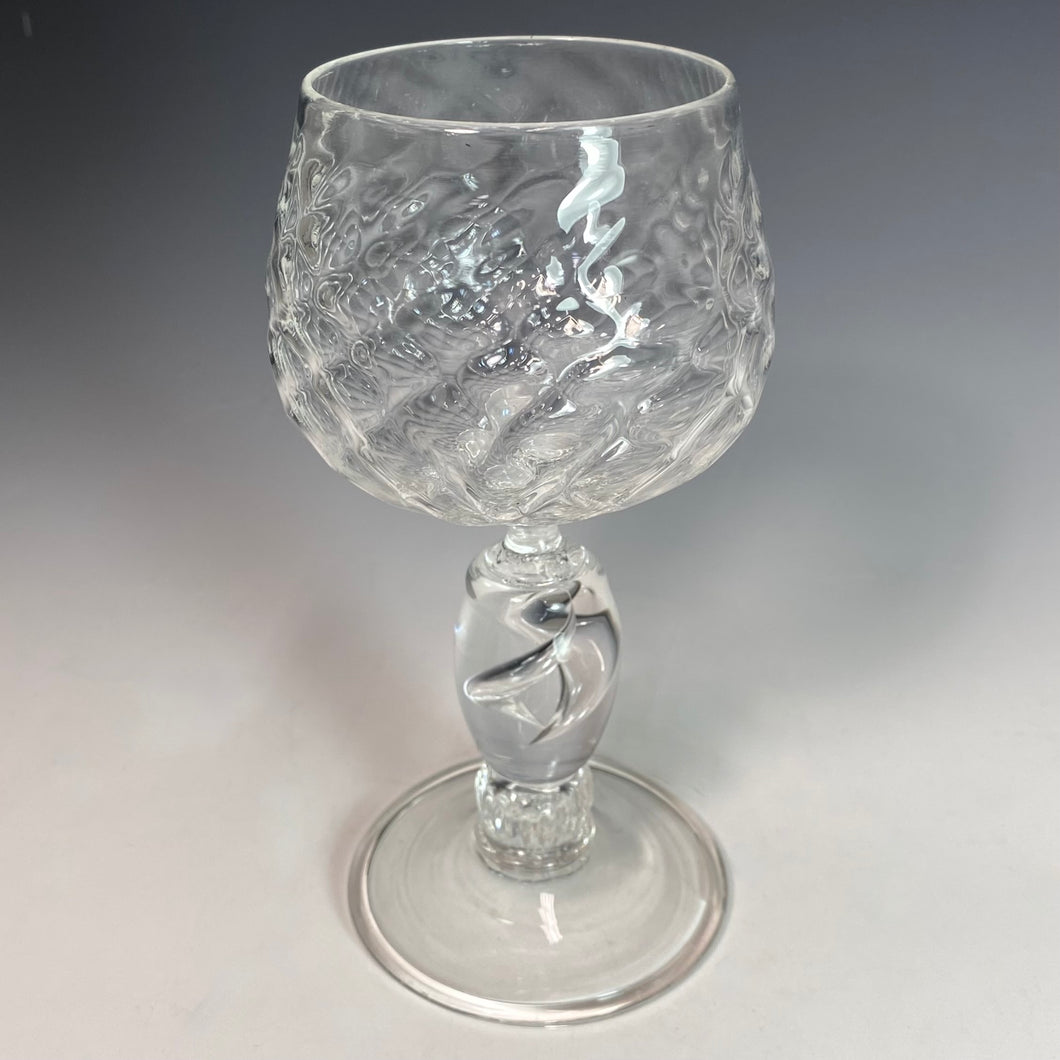 Goblet with Air Twist Stem