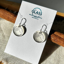 Load image into Gallery viewer, Glass Float Project Sterling Silver Earrings

