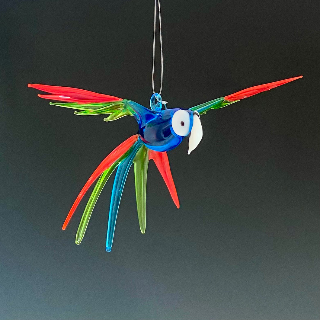 Large Scarlet Macaw Ornament