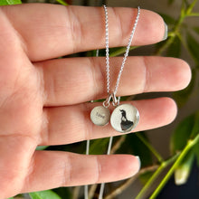 Load image into Gallery viewer, Block Island with Love Sterling Silver Charm Necklace
