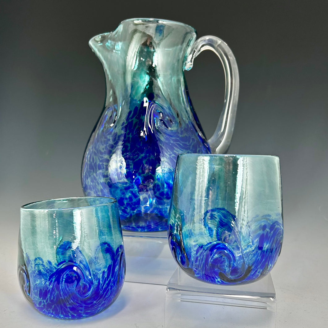 Wave Collection Water Pitcher