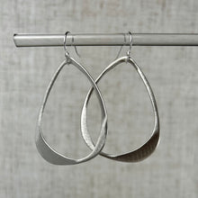 Load image into Gallery viewer, Large Open Drop Sterling Silver Earrings
