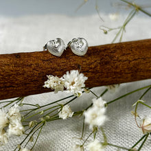 Load image into Gallery viewer, Sterling Silver Heart Post Earrings
