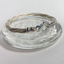 Load image into Gallery viewer, Sterling Silver 2mm Braided Cable Bracelet
