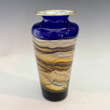 Load image into Gallery viewer, Cobalt Strata Traditional Urn
