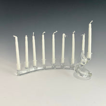 Load image into Gallery viewer, Spiral Menorah in Clear
