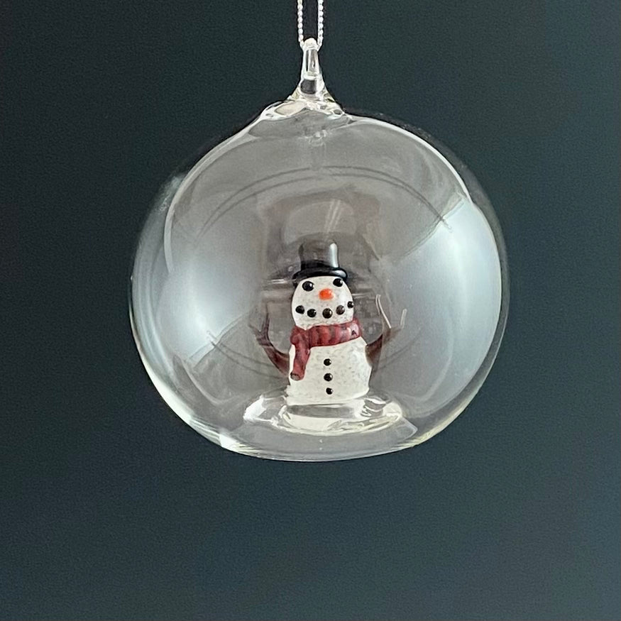 Snowman Bubble Ornament