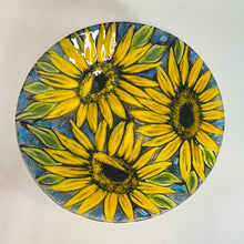 Load image into Gallery viewer, 18&quot; Sunflower Concave Bowl
