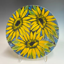 Load image into Gallery viewer, 18&quot; Sunflower Concave Bowl
