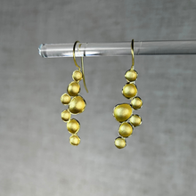 Load image into Gallery viewer, Medium Gold Milkyway Pod Earrings
