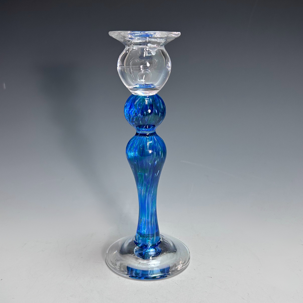 Glass Station Candlestick