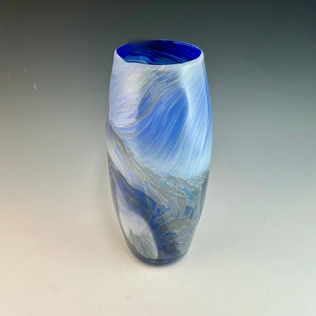 Midnight Wave Tall Vase