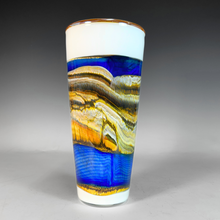 Load image into Gallery viewer, Coastal Glass Cone Vase
