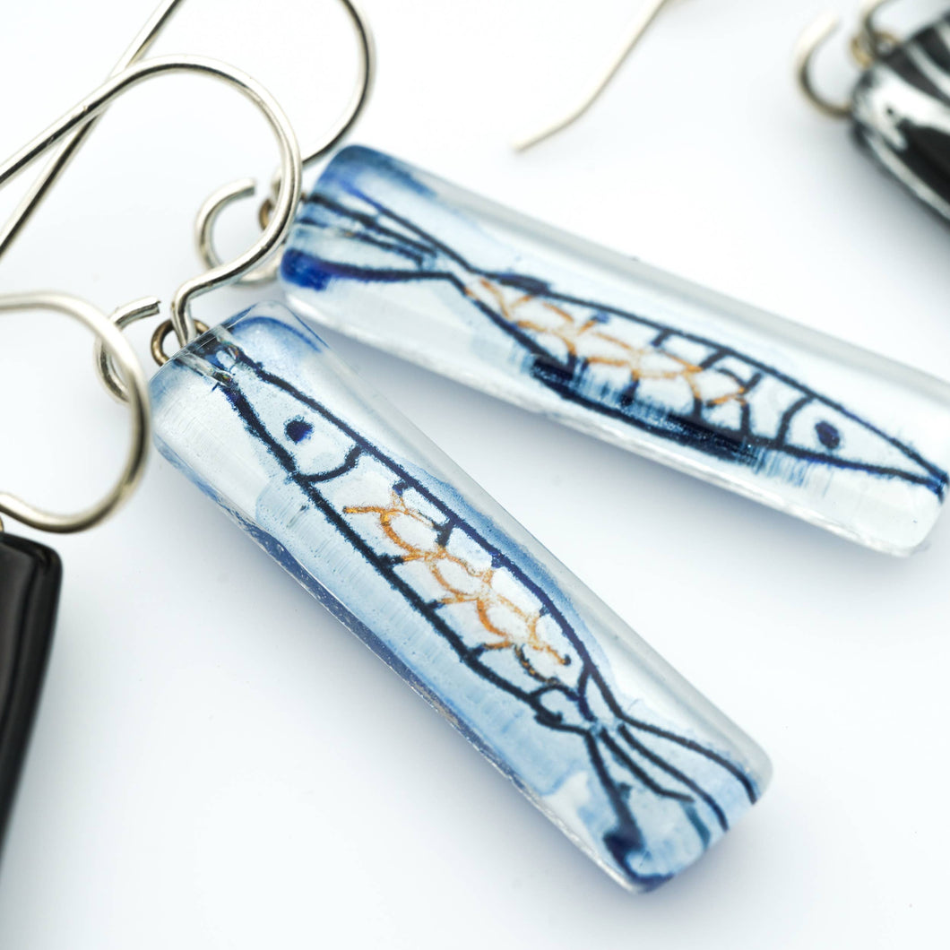 Pisces Bar Earrings