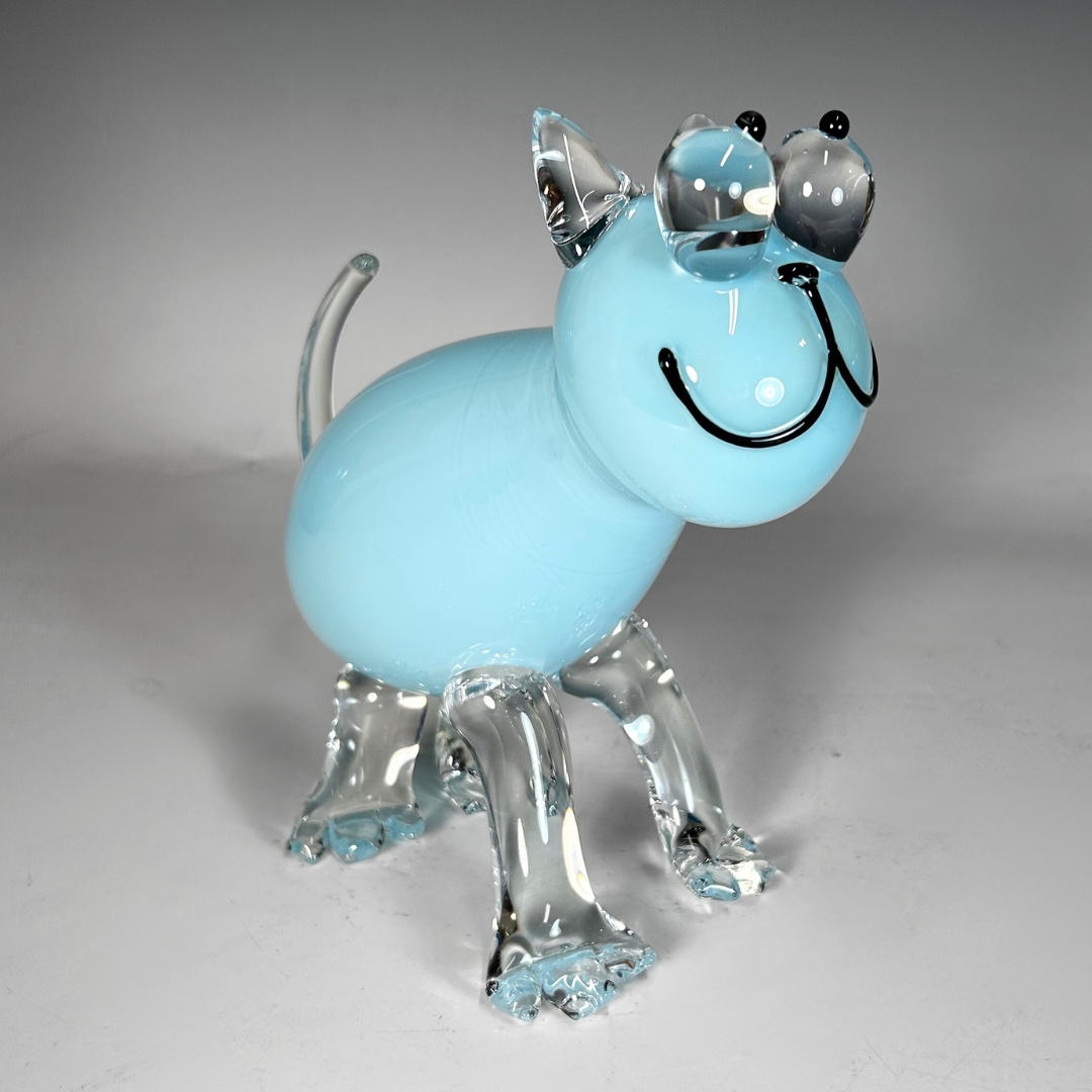 Hand Blown cheapest Glass Cat with