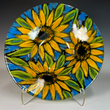 Load image into Gallery viewer, 15&quot; Sunflower Concave  Bowl
