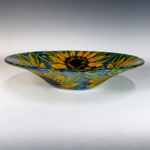 Load image into Gallery viewer, 15&quot; Sunflower Concave  Bowl
