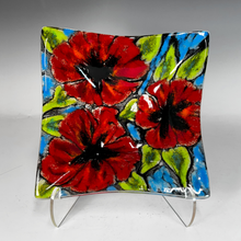 Load image into Gallery viewer, 10x10 Red Poppy Bowl
