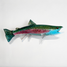 Load image into Gallery viewer, Wall Mounted Glass Steelhead Trout
