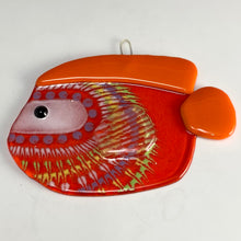 Load image into Gallery viewer, Fused Glass Fish Sun Catcher
