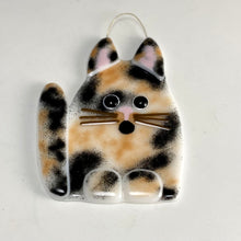 Load image into Gallery viewer, Fused Glass Cat Sun Catcher

