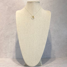Load image into Gallery viewer, Two Open Hearts Sterling Silver and Vermeil Necklace
