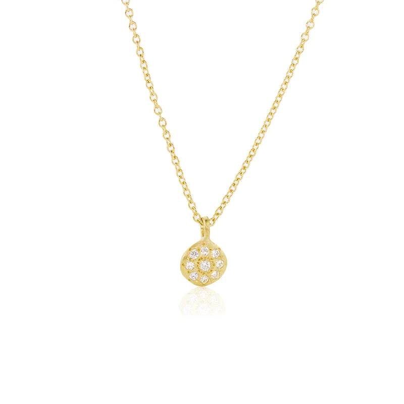 All Diamond Charm Pendant