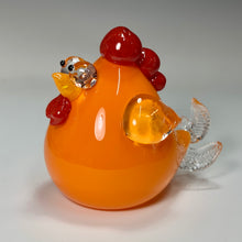 Load image into Gallery viewer, Handblown Glass Chicken
