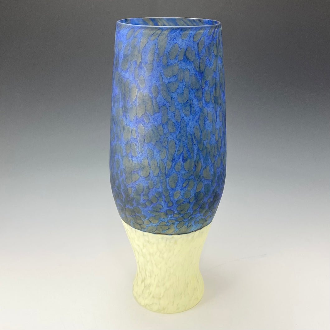Blue Batik Vase