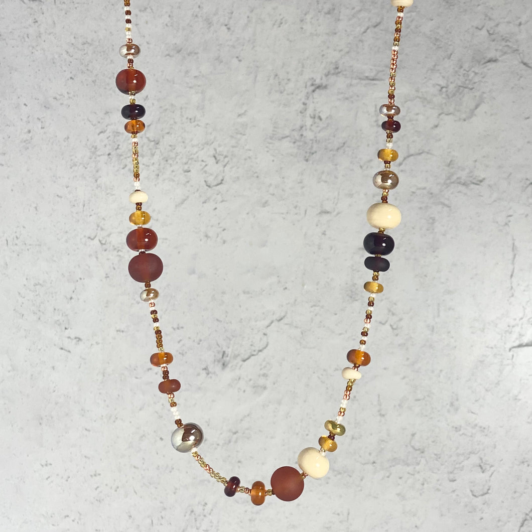 Glass Bead System Necklace