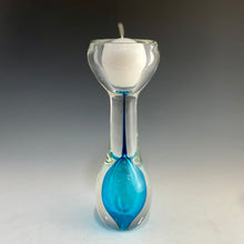 Load image into Gallery viewer, Classic Swedish Style Handblown Glass Tall Candle Holder
