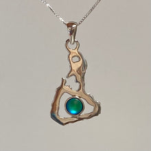 Load image into Gallery viewer, Block Island Sterling Silver and Crystal Pendant
