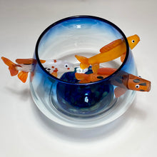 Load image into Gallery viewer, Koi Blue Fish Bowl

