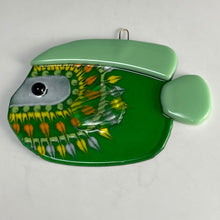 Load image into Gallery viewer, Fused Glass Fish Sun Catcher
