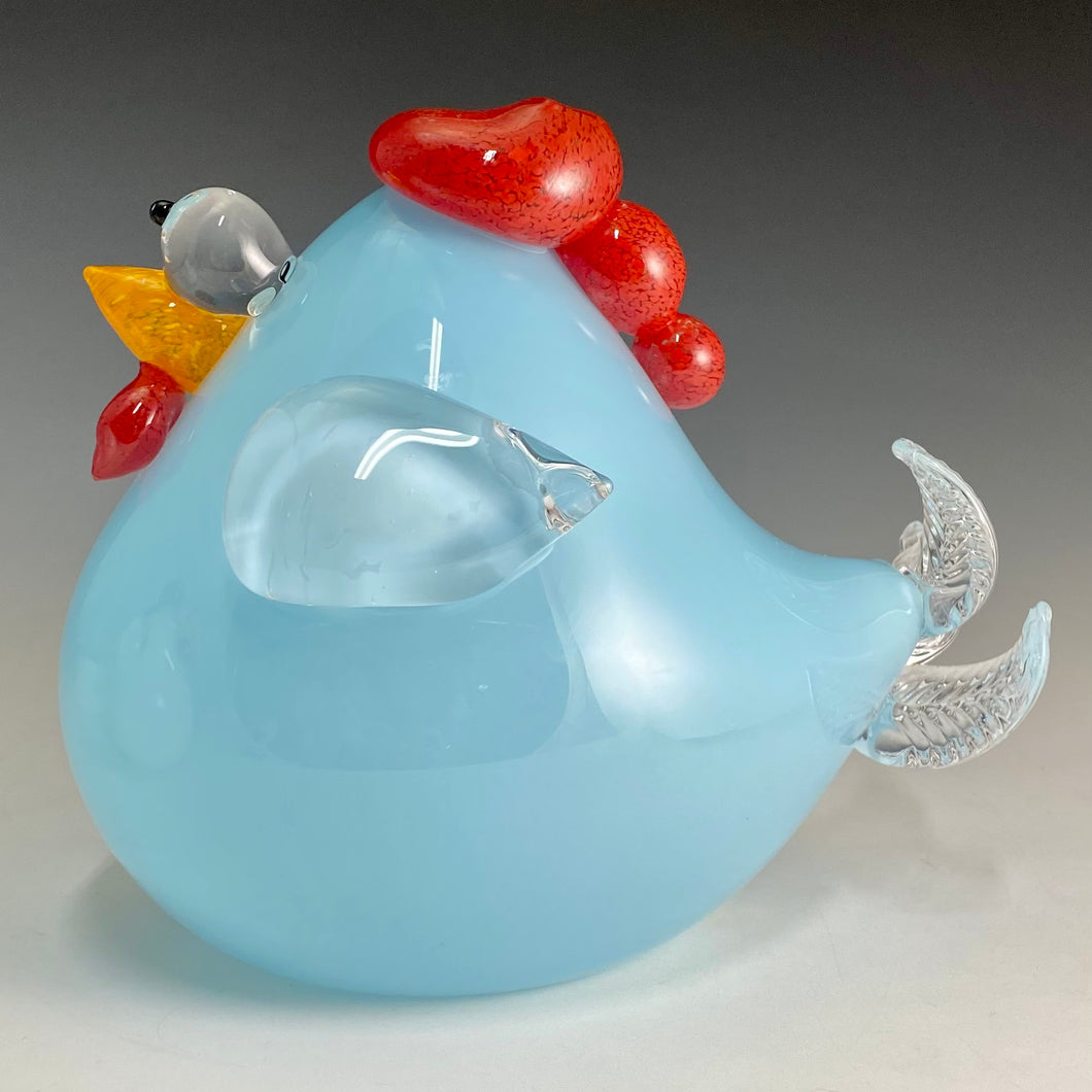 Handblown Glass Chicken