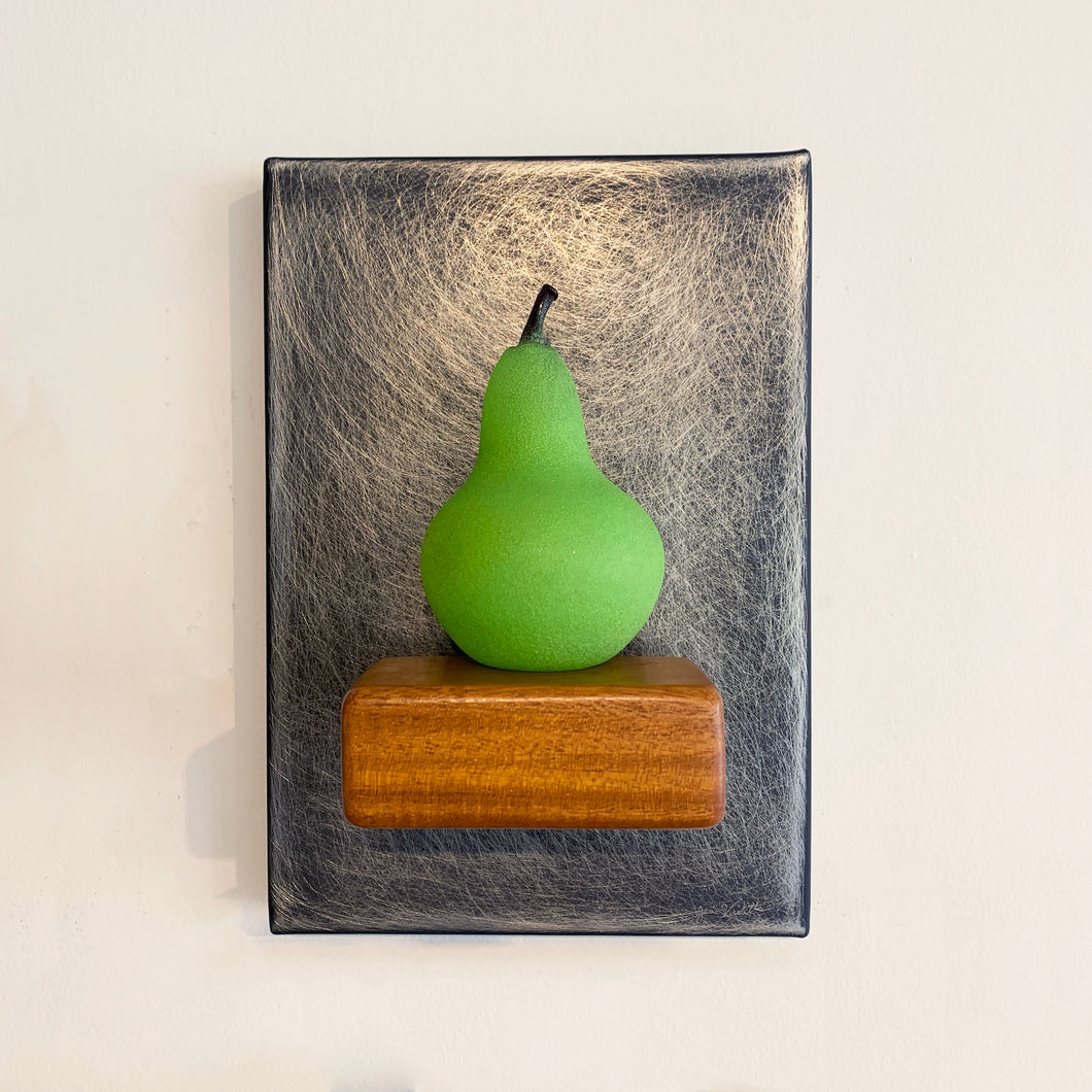 Single Green Pear Still-Life