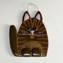 Load image into Gallery viewer, Fused Glass Cat Sun Catcher
