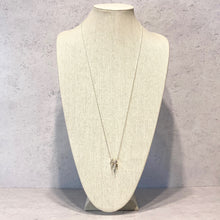 Load image into Gallery viewer, Elongated Four Lucks Lucky Stone Necklace
