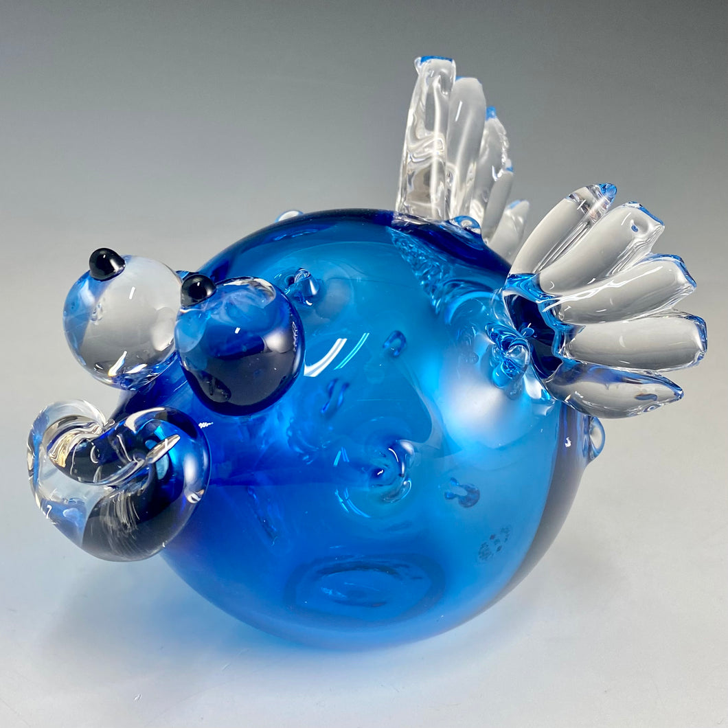 Handblown Glass Puffer Fish