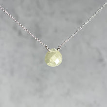 Load image into Gallery viewer, Semiprecious Charm Necklace Birthstone Series
