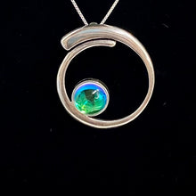 Load image into Gallery viewer, Dichroic Barrel Pendant
