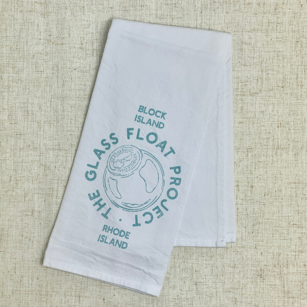 Glass Float Project Tea Towel