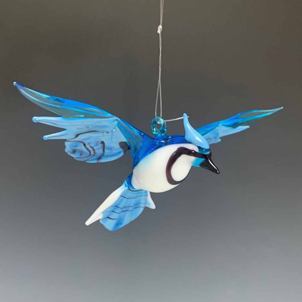 Large Blue Jay Ornament